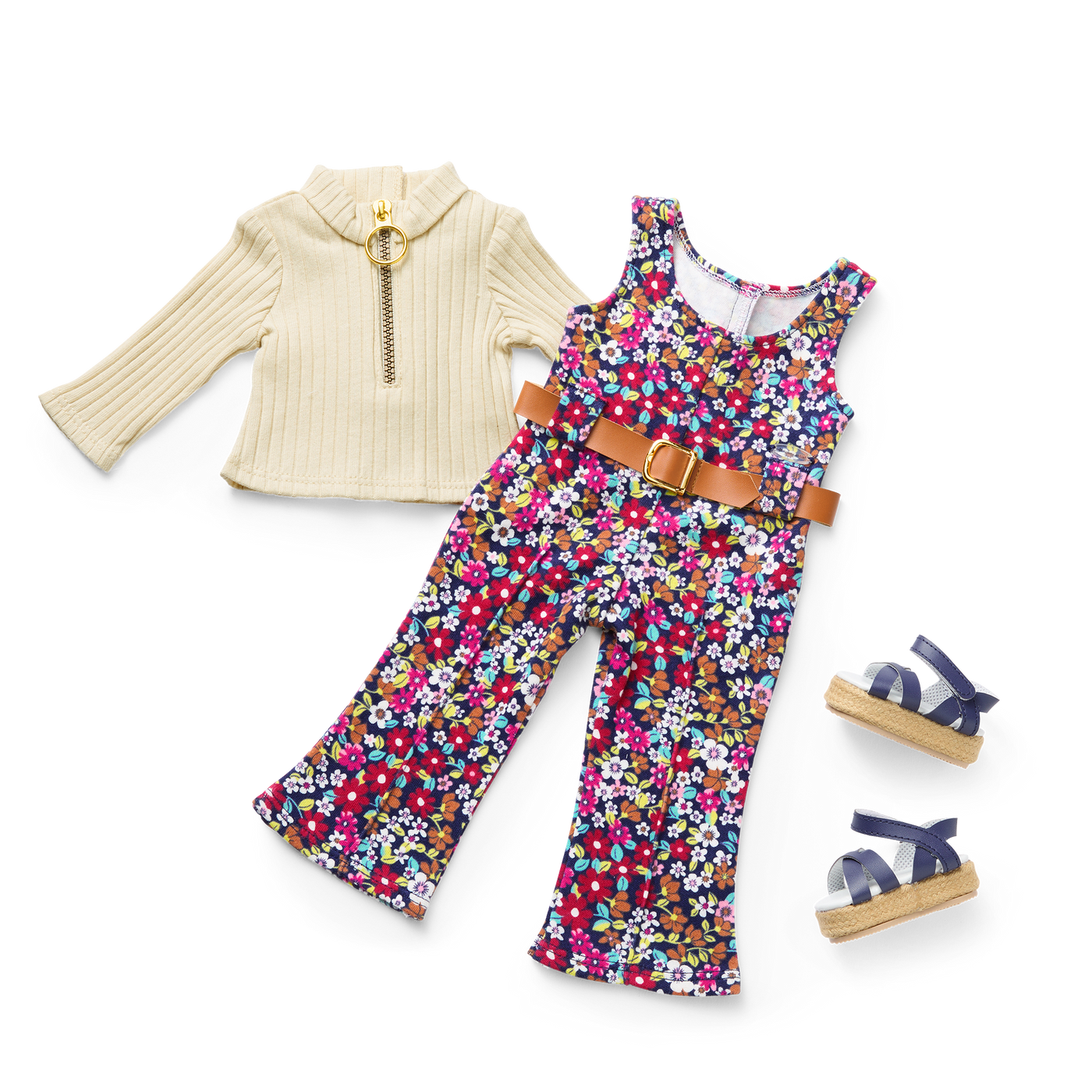 Julie’s™ Floral Jumpsuit for 18-inch Dolls (Historical Characters) P4