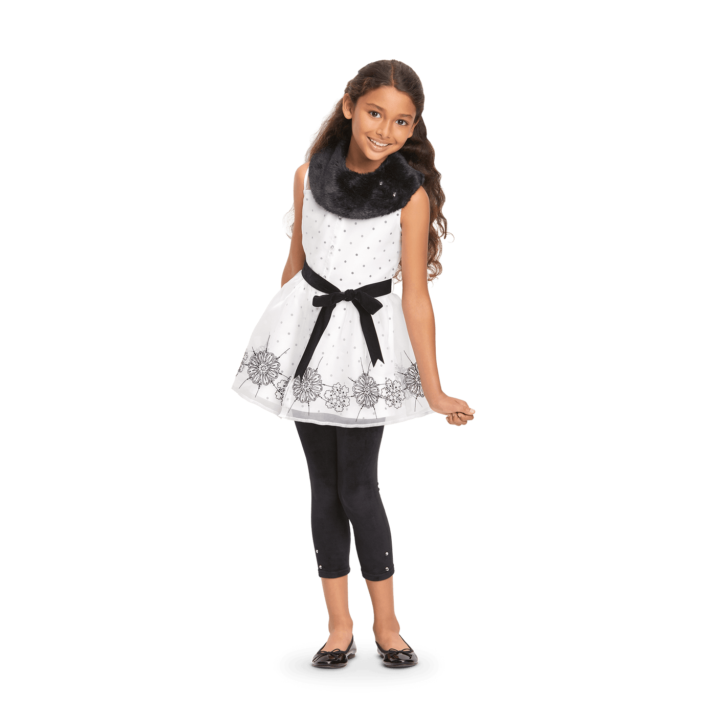 Let It Snow Tunic for Girls E3