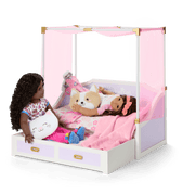 All Set for Sleepovers Canopy Bed for 18-inch Dolls U5