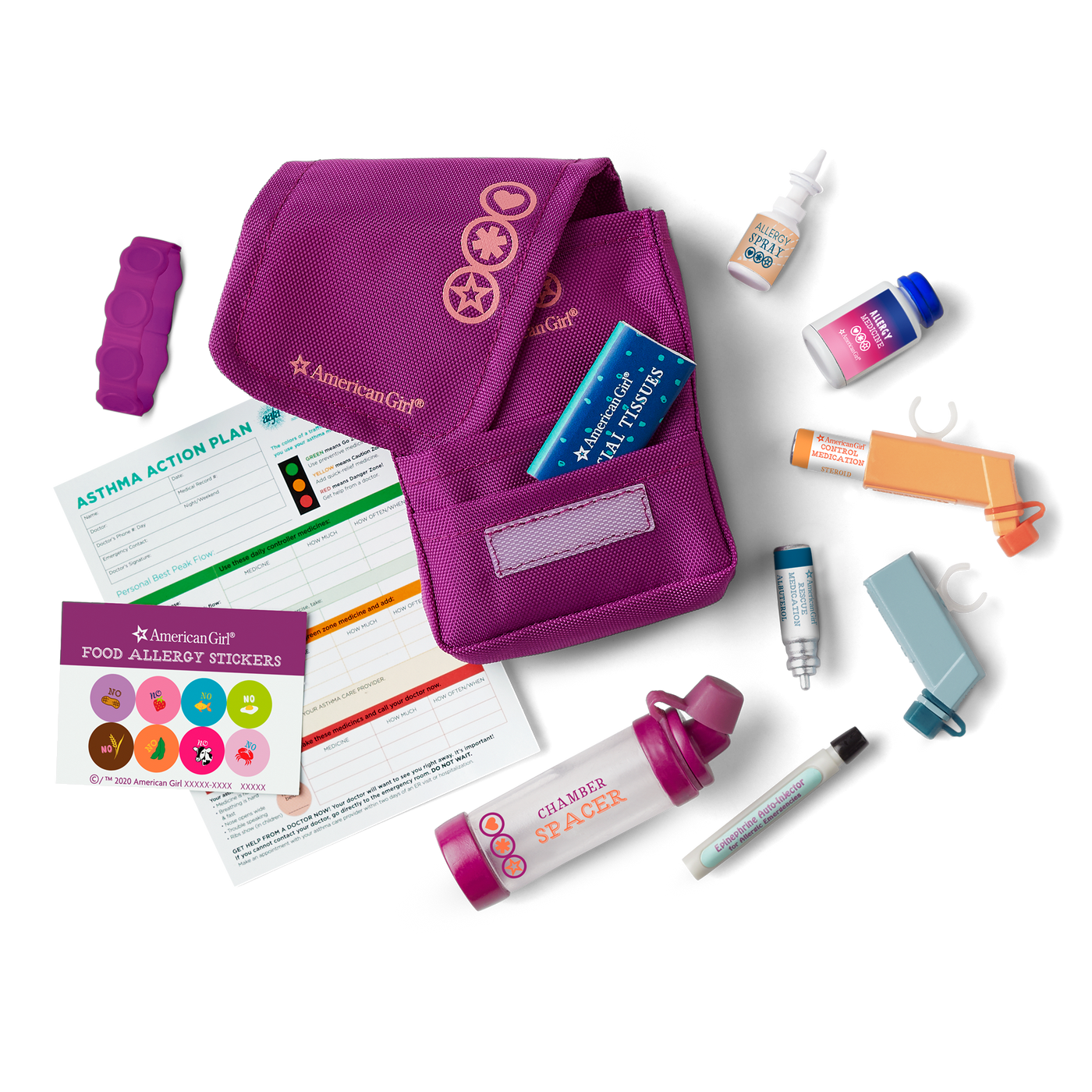 Asthma & Allergy Set for Dolls Q3