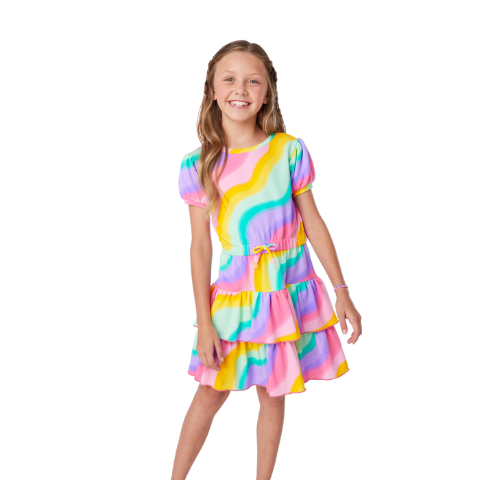 Summer’s™ Rainbow Swirl Dress for Girls (Girl of the Year™ 2025) J5