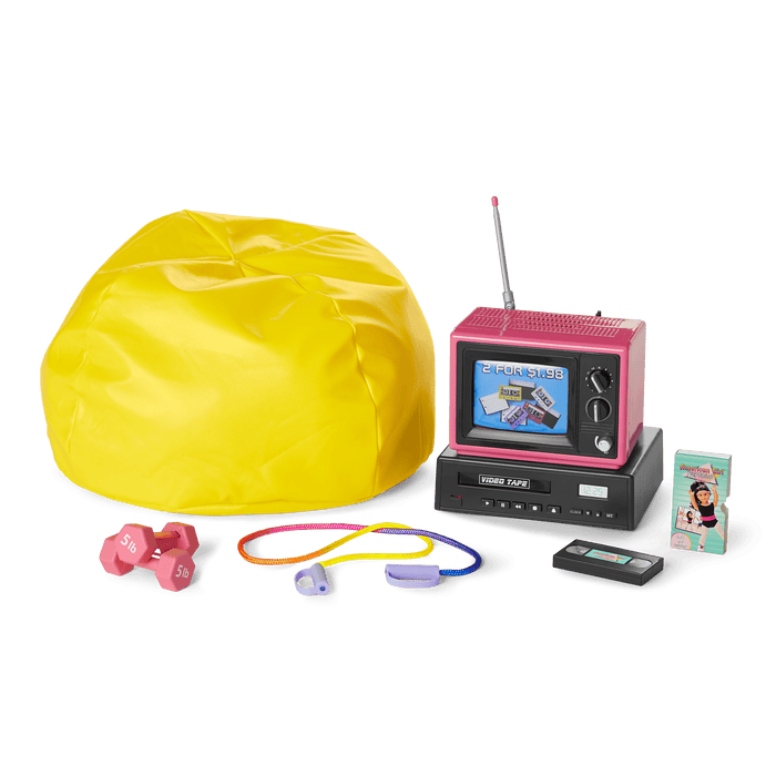 Courtney‘s™ TV & Fitness Accessories for 18-inch Dolls (Historical Characters) U8