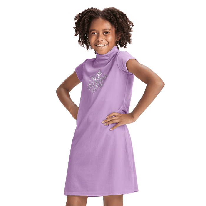 Soft as Snow Dress for Girls Q1