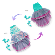 Glam Shimmering Ocean Outfit for 18-inch Dolls Z8