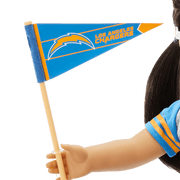 American Girl® x NFL Los Angeles Chargers Fan Outfit & Accessories for 18-inch Dolls V3