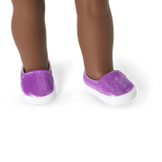 Truly Me™ 18-inch Doll #91 with curly purple hair I3