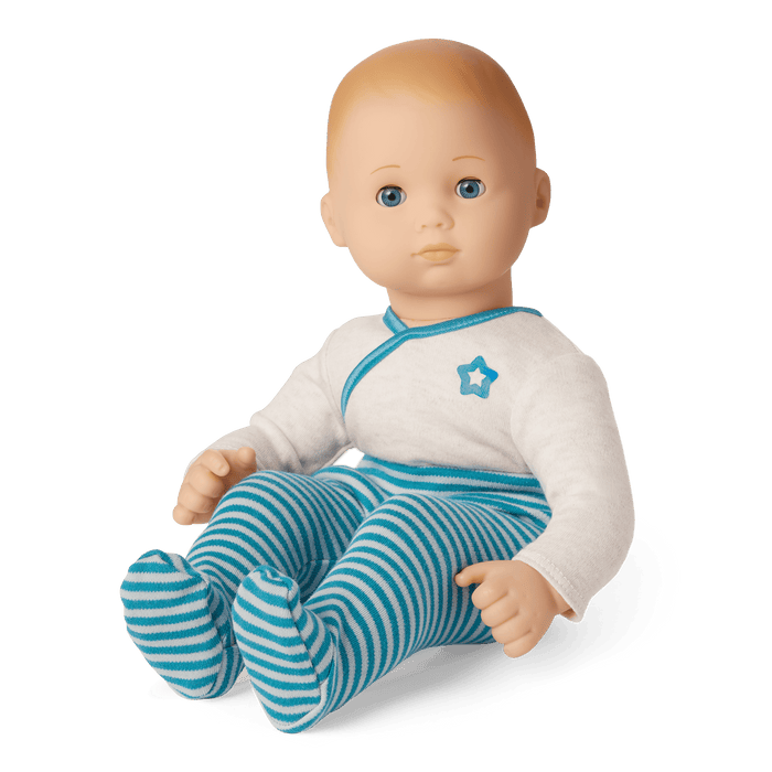 Bitty Baby® Doll #3 with blonde hair in Soft Blue H0