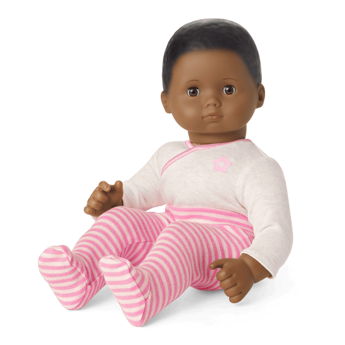 Bitty Baby® Doll #1 with black hair in Pretty Pink A1