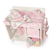 Dots & Blooms Changing Table with Storage O7